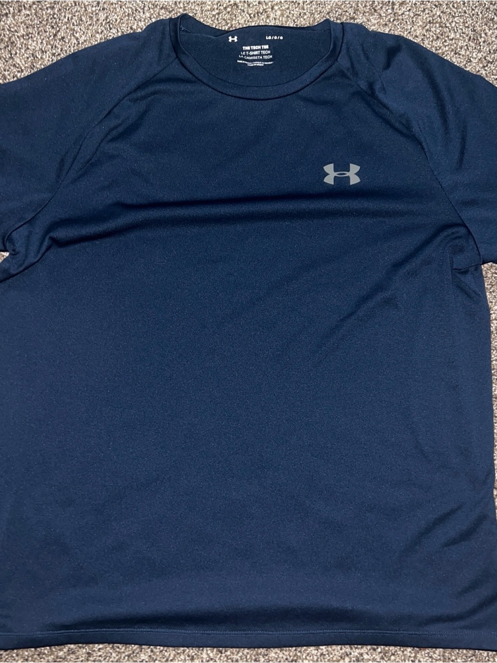 LG Navy Short-Sleeve Performance Tee